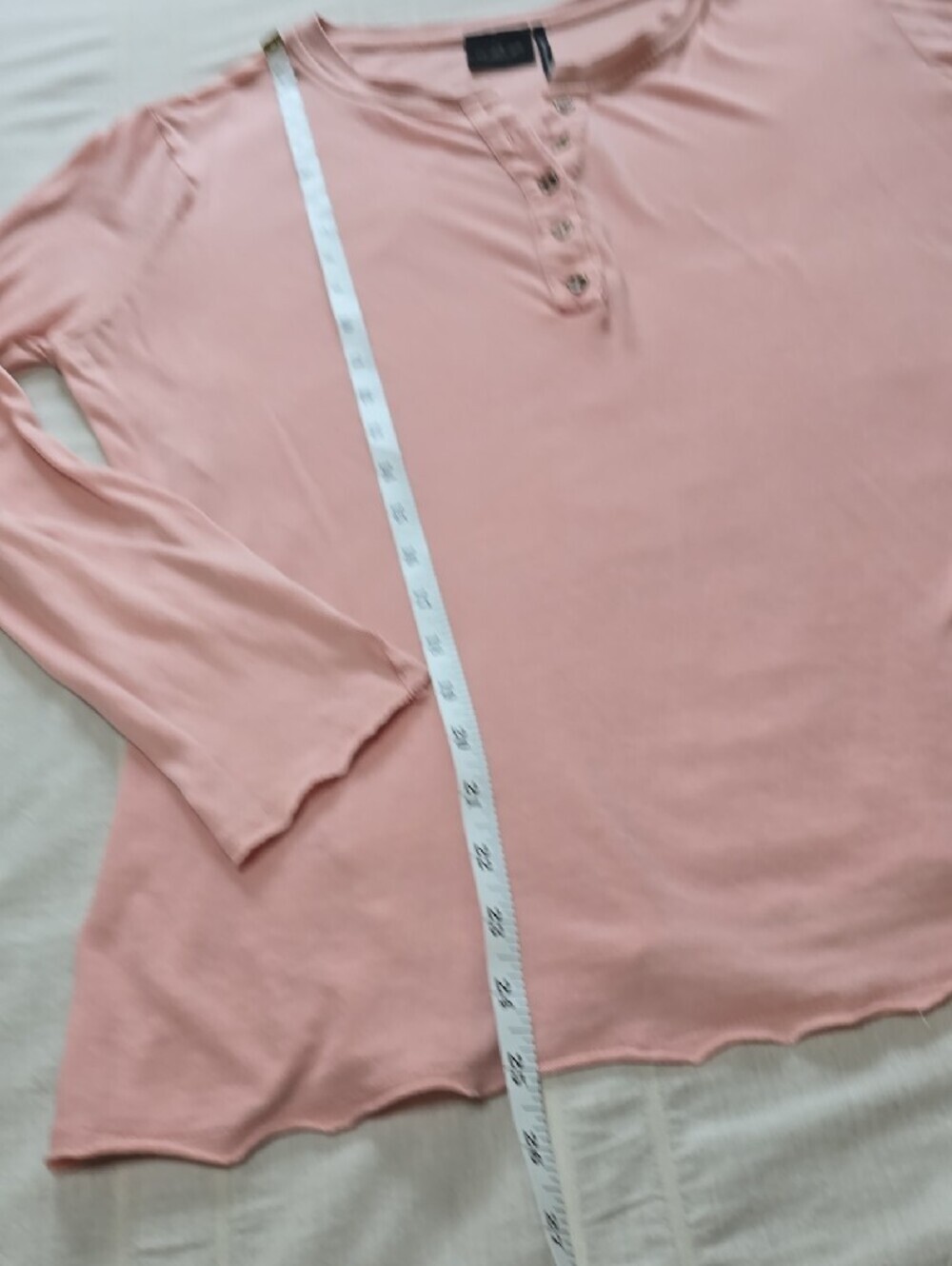 Urban Outfitters Out From Under Henley Soft Blush Pink Size Small - Picture 8 of 10